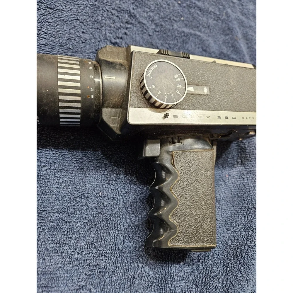 Vintage Bolex 280 Macrozoom Video Movie Camera 1:1.8/7-56mm 11